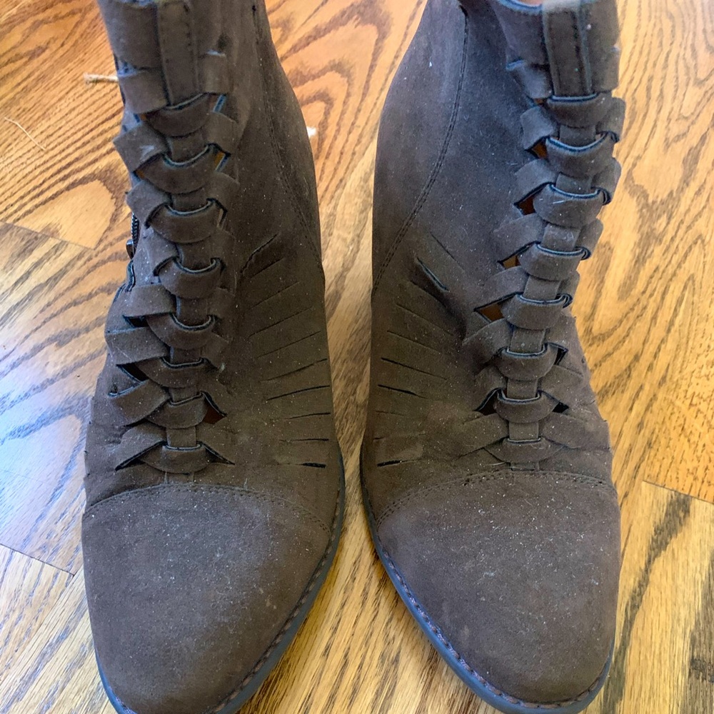 Cute cut out boots